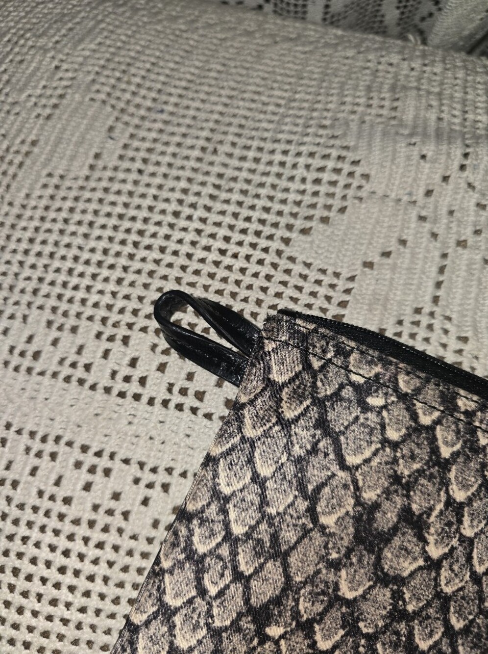 Coach Weekender Snake Print Pouch , Pouch Only Zipper - Picture 4 of 5